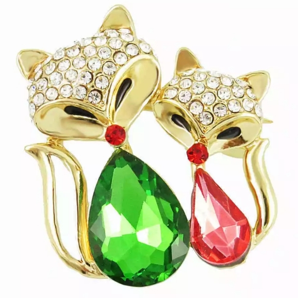 BJ Jewelry - New-BJ- Fox Brooch Pin